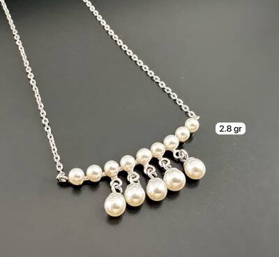 NATURAL PEARL WOMEN'S NECKLACE - 1