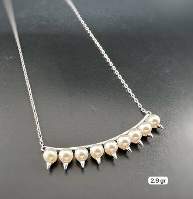 NATURAL PEARL WOMEN'S NECKLACE - 1