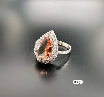 ZULTANITE AND ZIRCON STONE WOMEN'S RING - 1