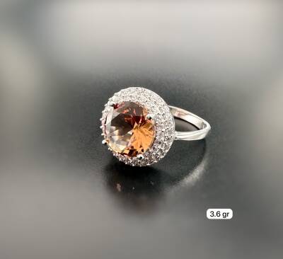 ZULTANITE AND ZIRCON STONE WOMEN'S RING - 1